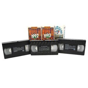 Vintage Toronto Blue Jays 1992 1993 World Series VHS Tapes Baseball MLB x3